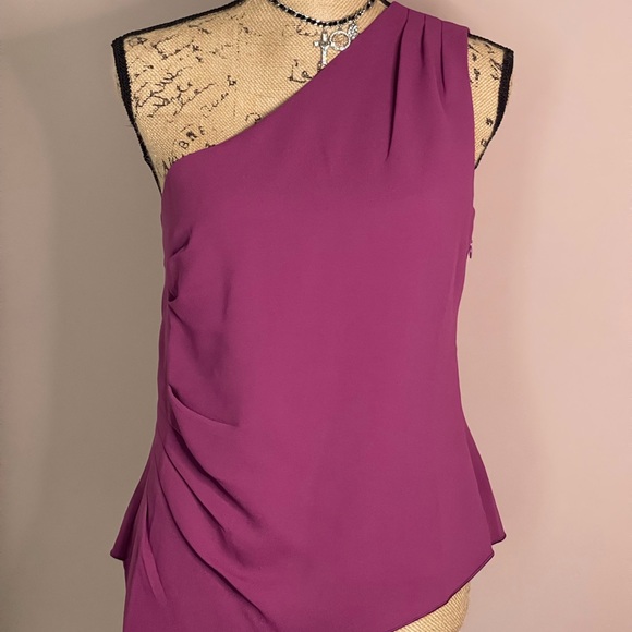 WHBM One-Shoulder Bodice Top - NWT size 4 - Picture 8 of 10